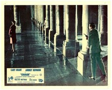 Charade Original Lobby Card Audrey Heburn Walter Matthau 1963