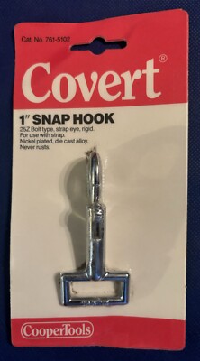 Covert cooper tools 761-5102 - 1'' Snap Hook - For use with strap -New in Package