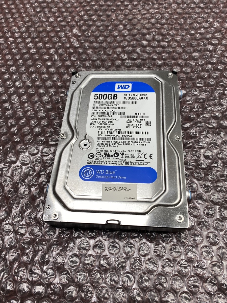 Western Digital WD Blue WD5000AAKX 500GB SATA III 3.5 in Desktop