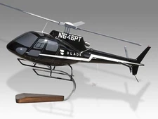 Aerospatiale AS350B2 Ecureuil Blade Desk Wood Helicopter Model Large Scale 1/24