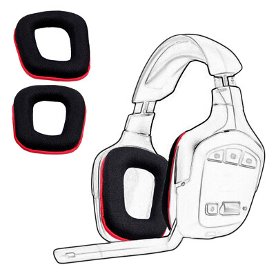 Ohrkissen Leder Kopfhörer Ohrpolster für Logitech G35G930G430F450 Ohrhörer