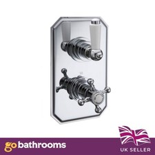 Traditional Chrome Concealed Thermostatic Shower Valve With Single Outlet
