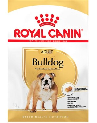 12 kg Royal Canin Bulldog Adult (  5,75/kg) Futter für Englische Bulldoggen