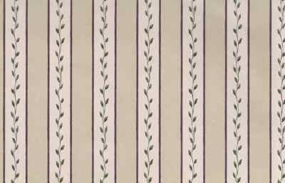 Beige Striped Leaves Wallpaper Green Maroon 236-54862 Double Rolls
