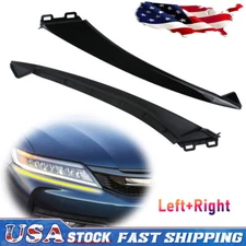 Fits for Accord 2018-2020 Right & Left Side Headlight Lower Molding Trim Front