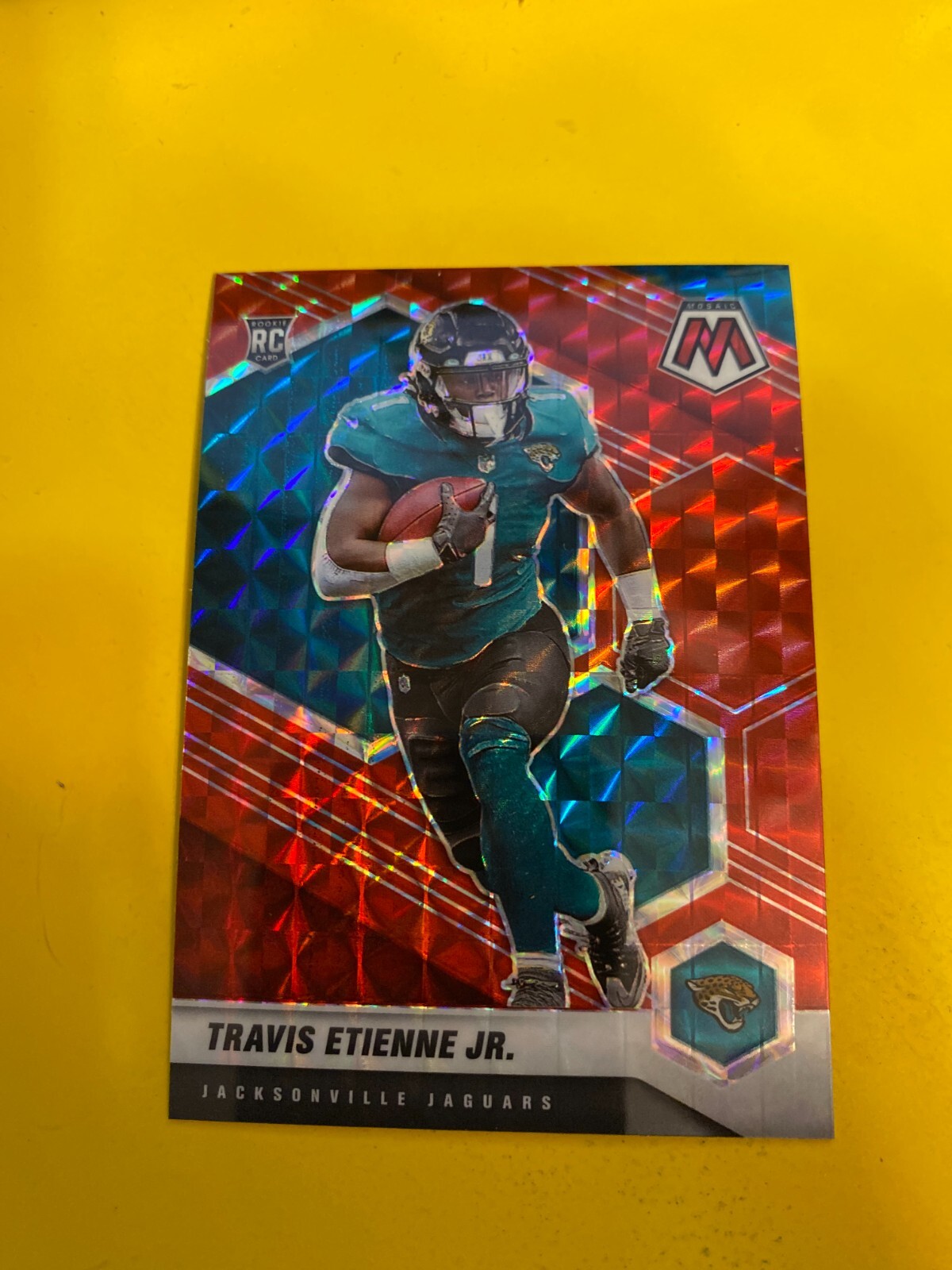 RS22436  2021 Panini Mosaic Mosaic Red #314 Travis Etienne Jr. RC ROOKIE