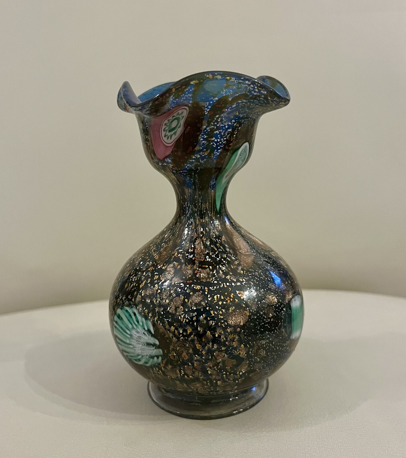 vintage italian murano glass vase eBay