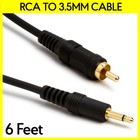 3.5mm to RCA Cable 6 FT 1/8