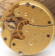 1895-1899 AMERICAN WALTHAM POCKET WATCH MOVEMENT 6816953 GRADE 60 0s 7j CE2