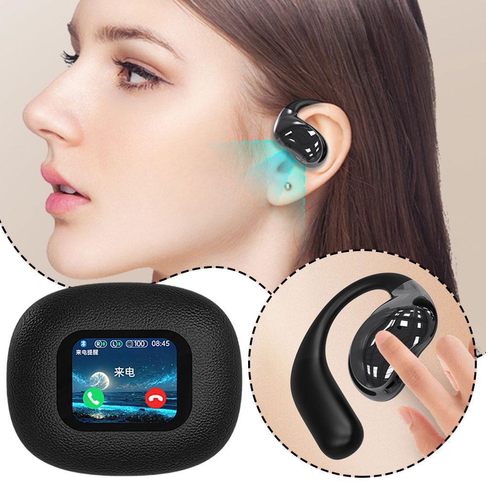 Open Ear Bluetooth 5.4 Headphones with Noise Cancelling Touch Control Wireless Earbuds-image