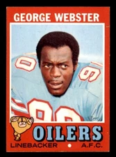 1971 Topps Football #197 George Webster NM *d3