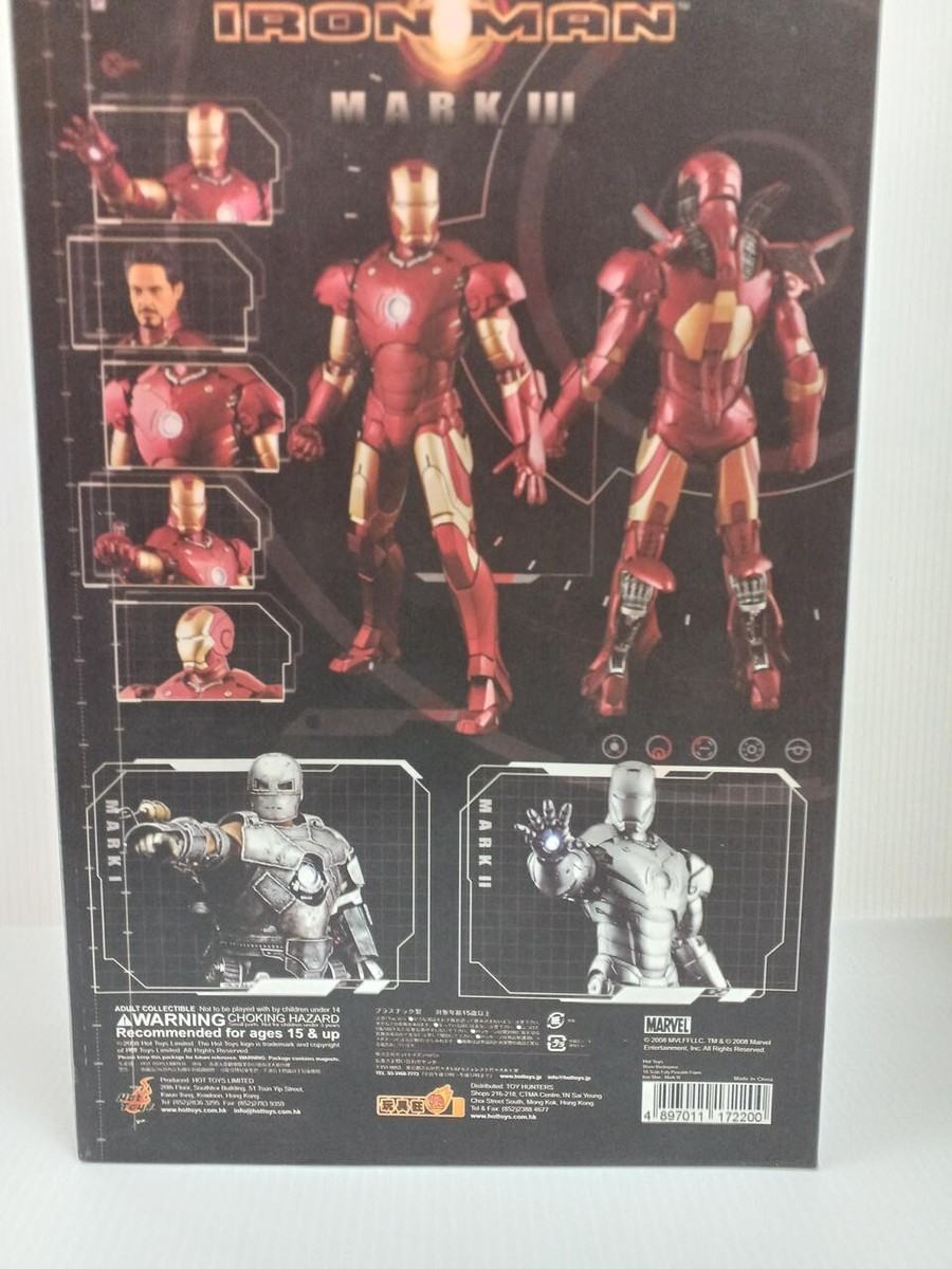 アイアンマン マーク3 フィギュア 31cm HOT TOYS MARKⅢ Perfect Hot Toys 1/6 Mms75 Iron Man Mark Iii In Stock New | eBay