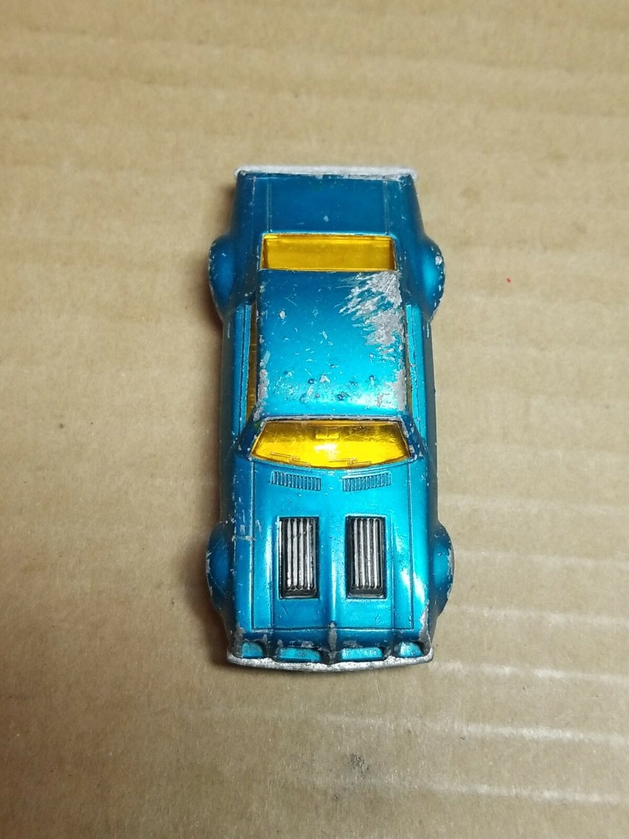 Matchbox Superfast N°4 - Pontiac Firebird Bleue 1970 - état Mint Superbe
