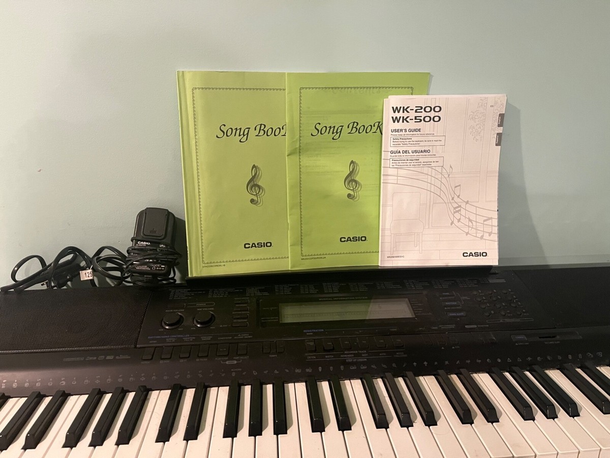 Casio WK-500 electronic keyboard with stand and bench | eBay