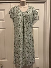 Dressy Dialogue Small Green/white Dress
