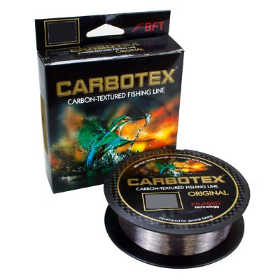 (0,04  / m) BFT Carbotex Angelschnur 500m Mono grau 0,145-0,355mm Fishing Line