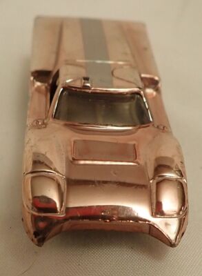 Aurora Cigar Box Speedline Car 1960s #6104 Ford J Rose Chrome