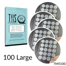 100 Acne Dot Pimple Patches [TEA TREE/MINT] Cystic Acne Patch  LARGE #tads20