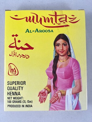 2 x 100g Mumtaz hochwertige Henna Mendhi Hochzeiten Verlobungen