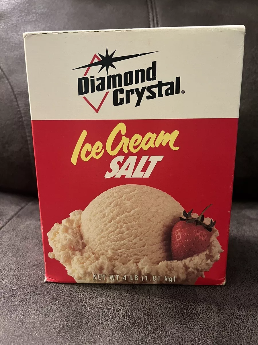 Diamond Crystal Ice Cream Salt For Ice Cream Makers Rock Salt Ice Melt NOS  NEW