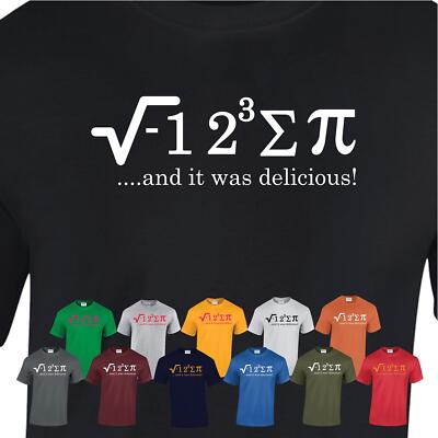 I Ate Some Pi Herren Damen T-SHIRT Summe Mathe Lehrer Geburtstag Geschenk Tutor Tshirt