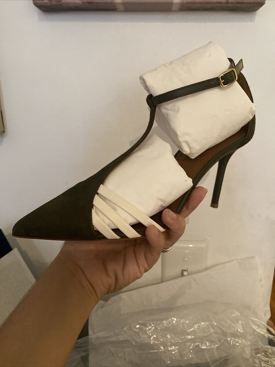 Malone Souliers 85mm Suede T Strap Ila Pump 7.5 | eBay Malone Souliers 85mm Suede T Strap Ila Pump 7.5 | eBay