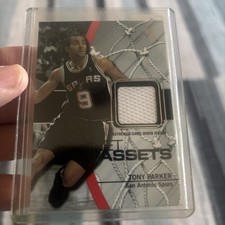 2003-04 E-X Net Assets Game Used Tony Parker #TP-NAJ HOF 00ix