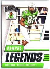 Randy Moss #20 - Campus Legends - 2021 Panini Contenders Draft Picks #251