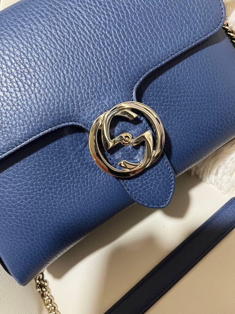 GUCCI GG Shoulder Bag Blue — image 5