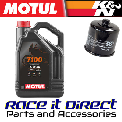 Öl und Filter für Bimota 750 SB7 1994-1996 MOTUL 7100 & K&N