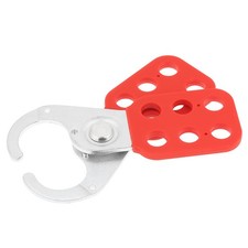 Safety Lockout Hasp Prying-Resistant Red Lockout Hasp For Mechanical Industry