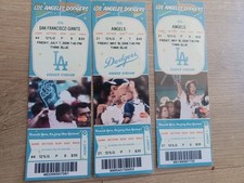 Los Angeles Dodgers Ticket Stubs  2006 Angels 5-19 and Giants 7-7