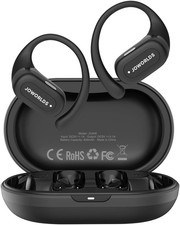 Bluetooth Headphones Air Conduction IPX5 Waterproof Ear Buds over with MIC Hours