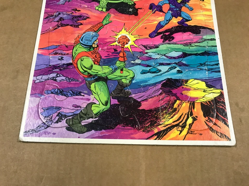 VTG 1984 Golden Masters Of The Universe Extra Thick Frame-Tray Puzzle #4558-1 - Image 4 of 4