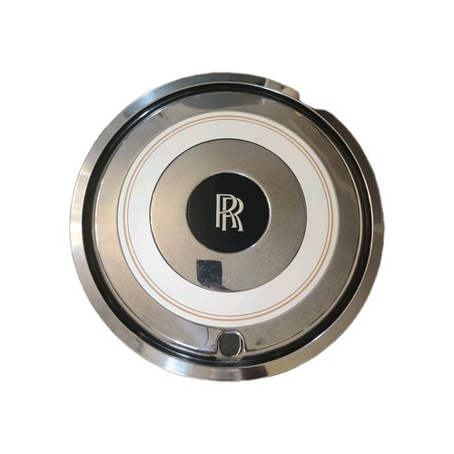 OEM Rolls-Royce Silver Spirit Spur 15" Wheel Hubcap Cover White Gold Pinstripe!