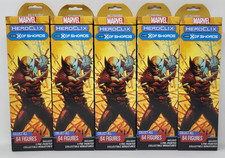 Marvel HeroClix: X-Men X of Swords Booster Packs 5 Packs  Unopened 