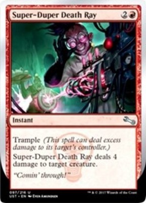4x Super-Duper Death Ray MTG Unstable NM Magic Regular