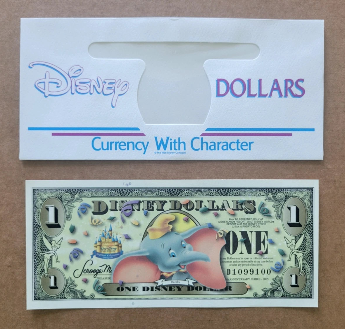 Dumbo Disney Dollars (1968-Now) for sale | eBay