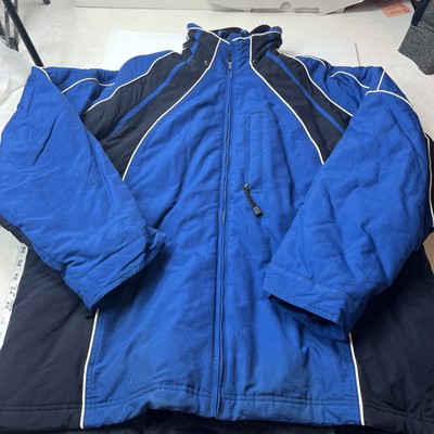 Athletech 3in1 Men s XL Jacket. Hide-away Hood. Full Zip. Water Resistant Shell.