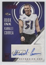 2016 Panini Absolute Rook Ink Red Kamalei Correa #28 Auto 9u7