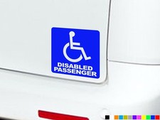 DISABLED PASSENGER CAR STICKERS DECALS BUMPER WINDOW ACCESS REQUIRED WHEELCHAIR