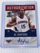 2008-09 SP ROOKIE THREADS AUTHORIZATION AL HORFORD AUTO CARD HAWKS CELTICS. rookie card picture