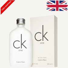 Calvin Klein CK One 200ml EDT Unisex Fresh Citrus Fragrance Spray UK New