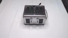 Mecity 4 Slice Toaster with Touch Screen Control, 4 Wide Slots, Stainless Steel