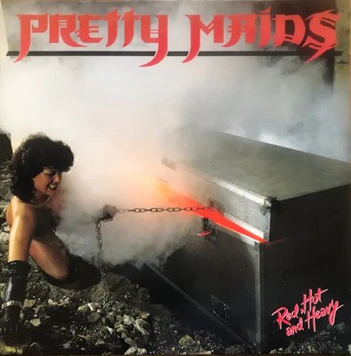 Pretty Maids Red, Hot And Heavy SUNBURST LABELS NEAR MINT CBS Vinyl LP
