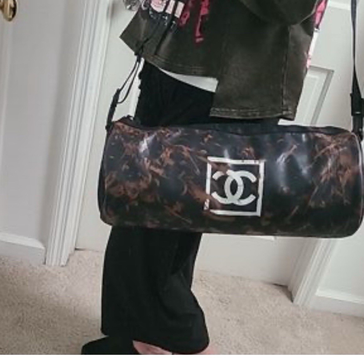 Vintage Chanel Sport Ligne Gradient Shoulder Bag image 3