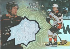 2021-22 Upper Deck Hockey Card SPx Finite Spectrum #SF1 Mason McTavish 21/99