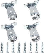 Metal Window Shade Brackets-4Pcs Roller Shade Hardware outside Mount with Screws