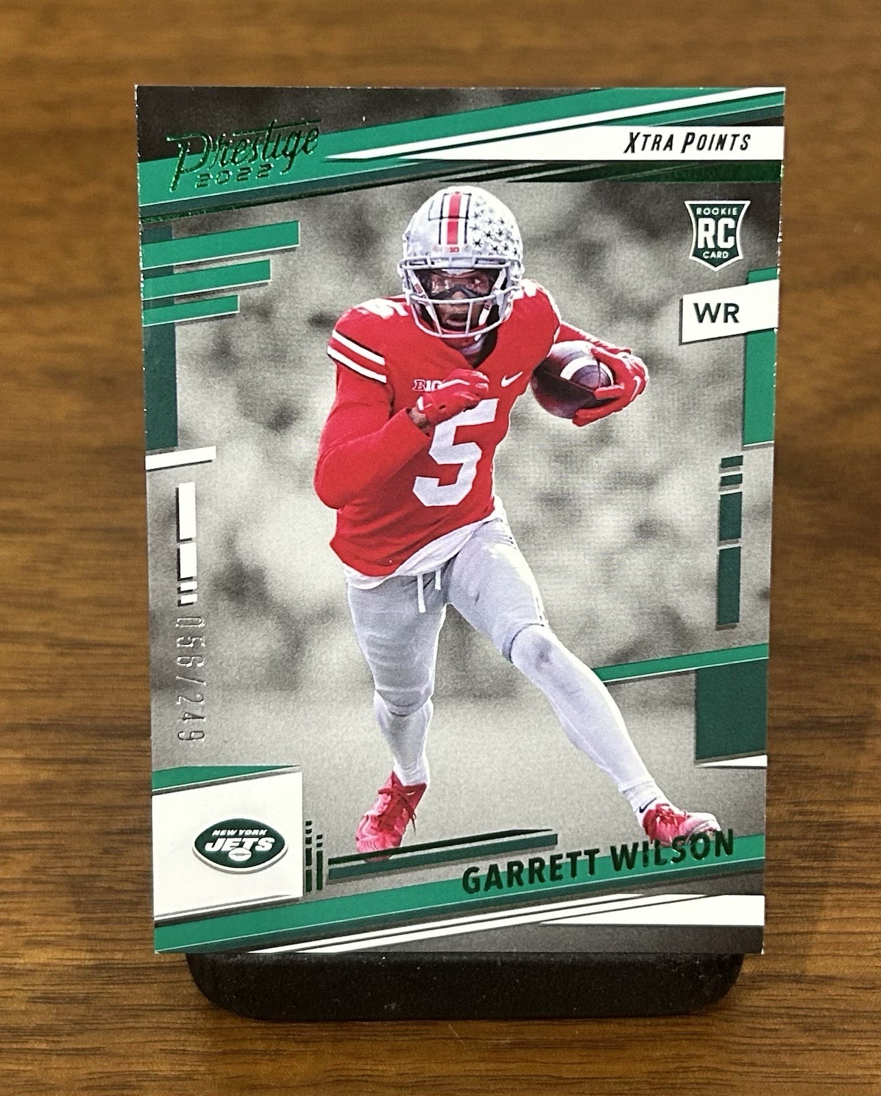 Garrett Wilson 2022 Panini Prestige Football #308 Xtra Points Green /249