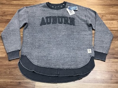 WOMENS L - NEW Pressbox NCAA Auburn Tigers Ponchoville Textured Sweatshirt